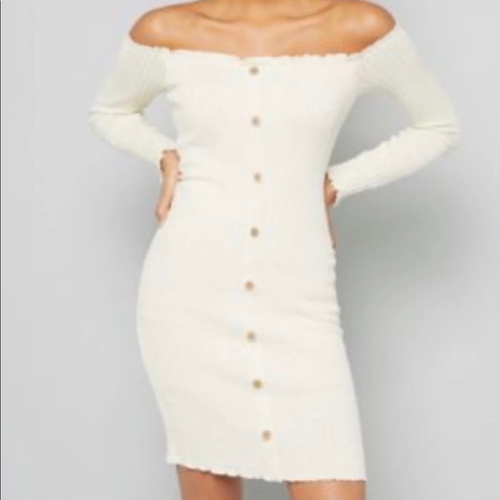 NWT Charlotte Russe off the shoulder dress